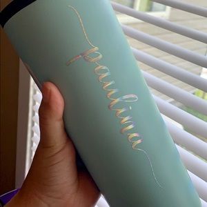Skinny Tumbler with Simple name design